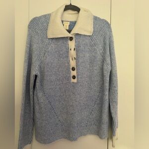 Blue & White striped sweater